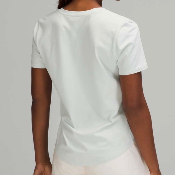 Lululemon Love Tee Short Sleeve V-Neck T-Shirt in Ocean Air - Picture 2 of 6